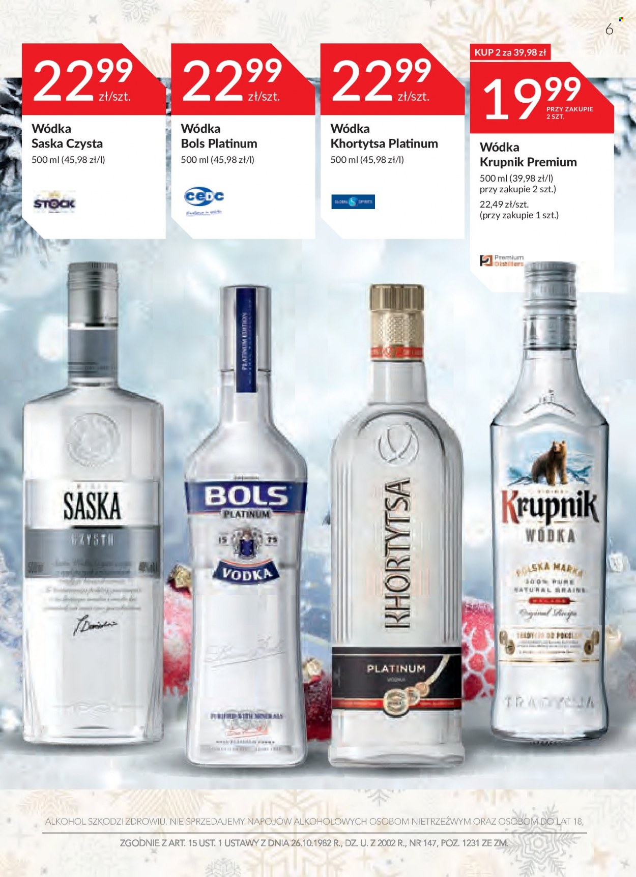 Gazetka Stokrotka Supermarket - 9.12.2021 - 4.01.2022. Strona 6