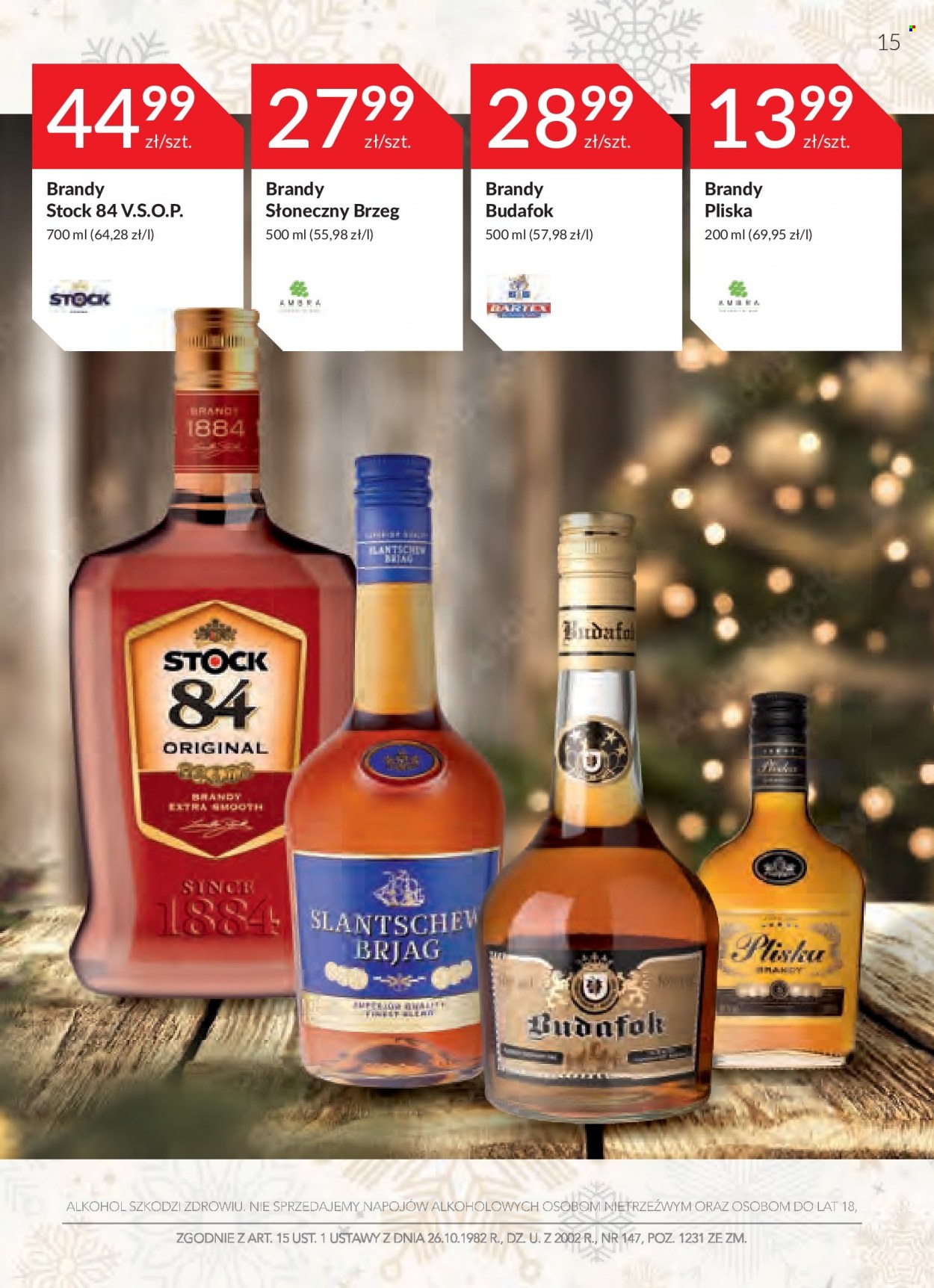 Gazetka Stokrotka Supermarket - 9.12.2021 - 4.01.2022. Strona 15