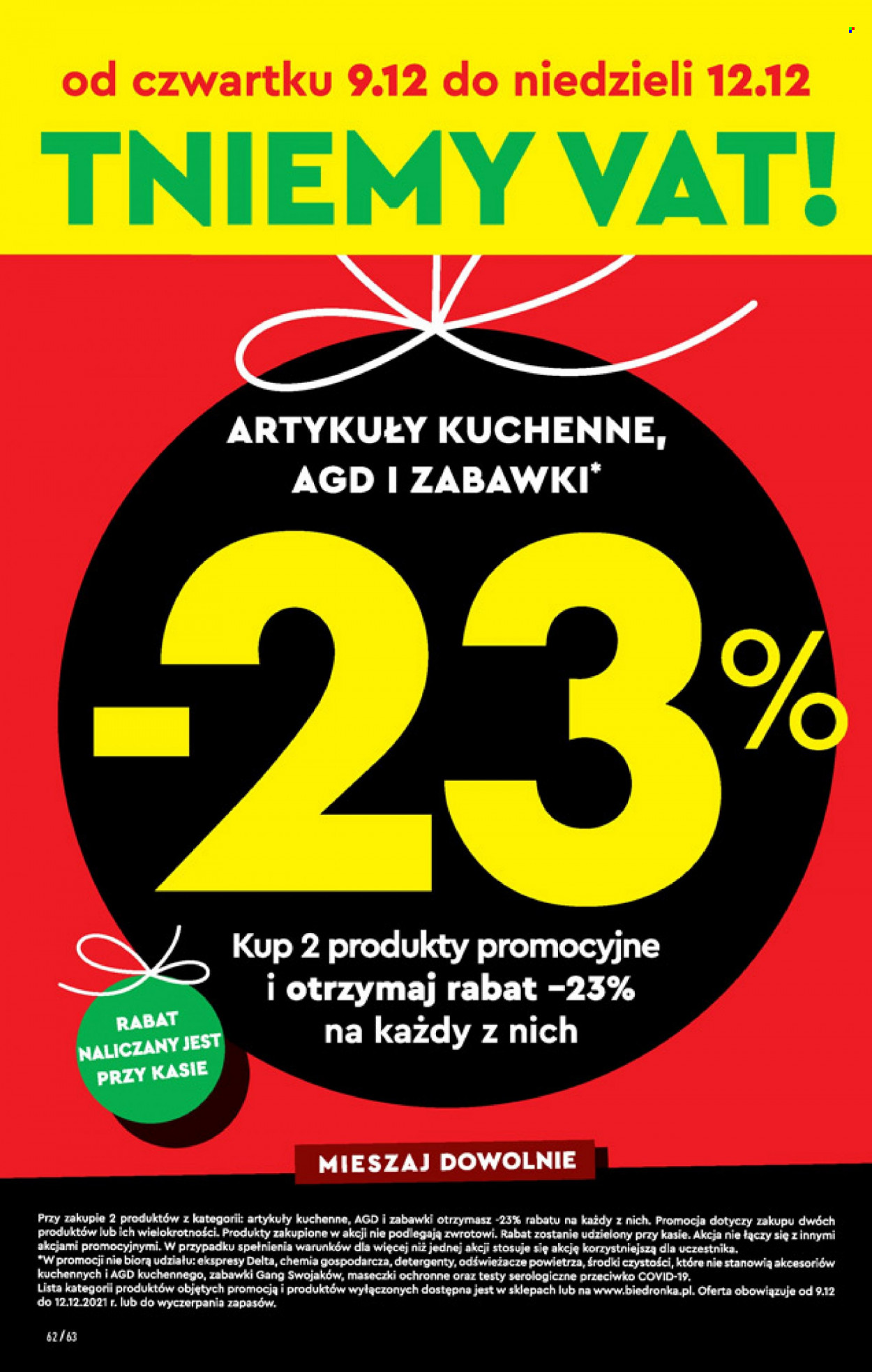 Gazetka Biedronka - 9.12.2021 - 15.12.2021. Strona 62