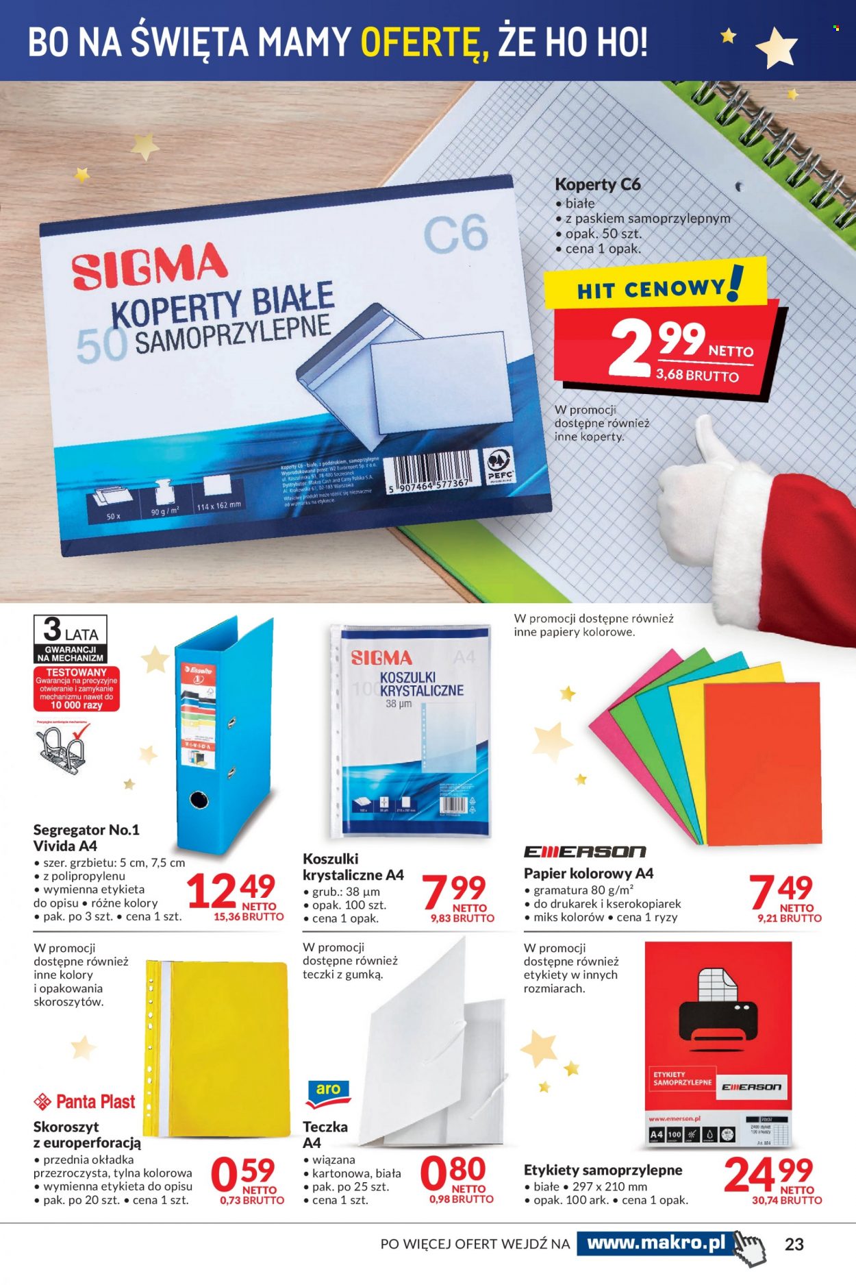 Gazetka Makro - 14.12.2021 - 24.12.2021. Strona 23