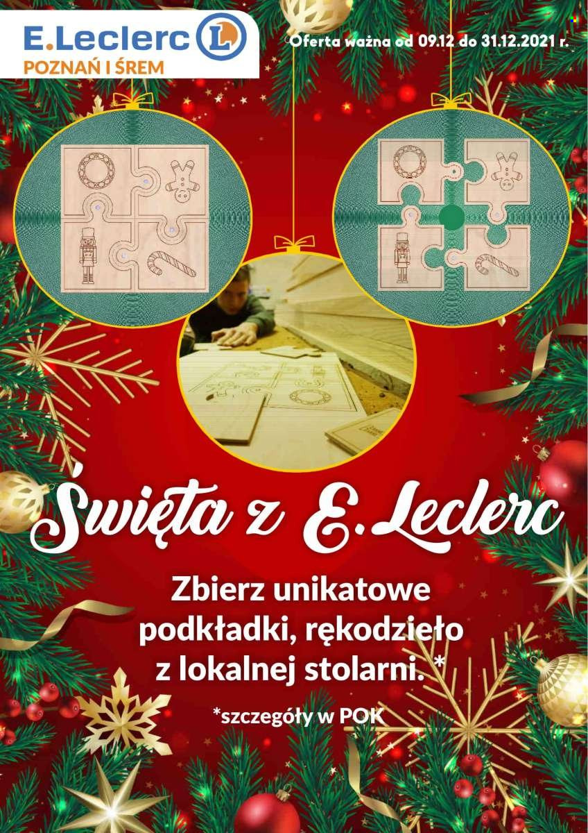 Gazetka E.Leclerc - 9.12.2021 - 31.12.2021. Strona 1