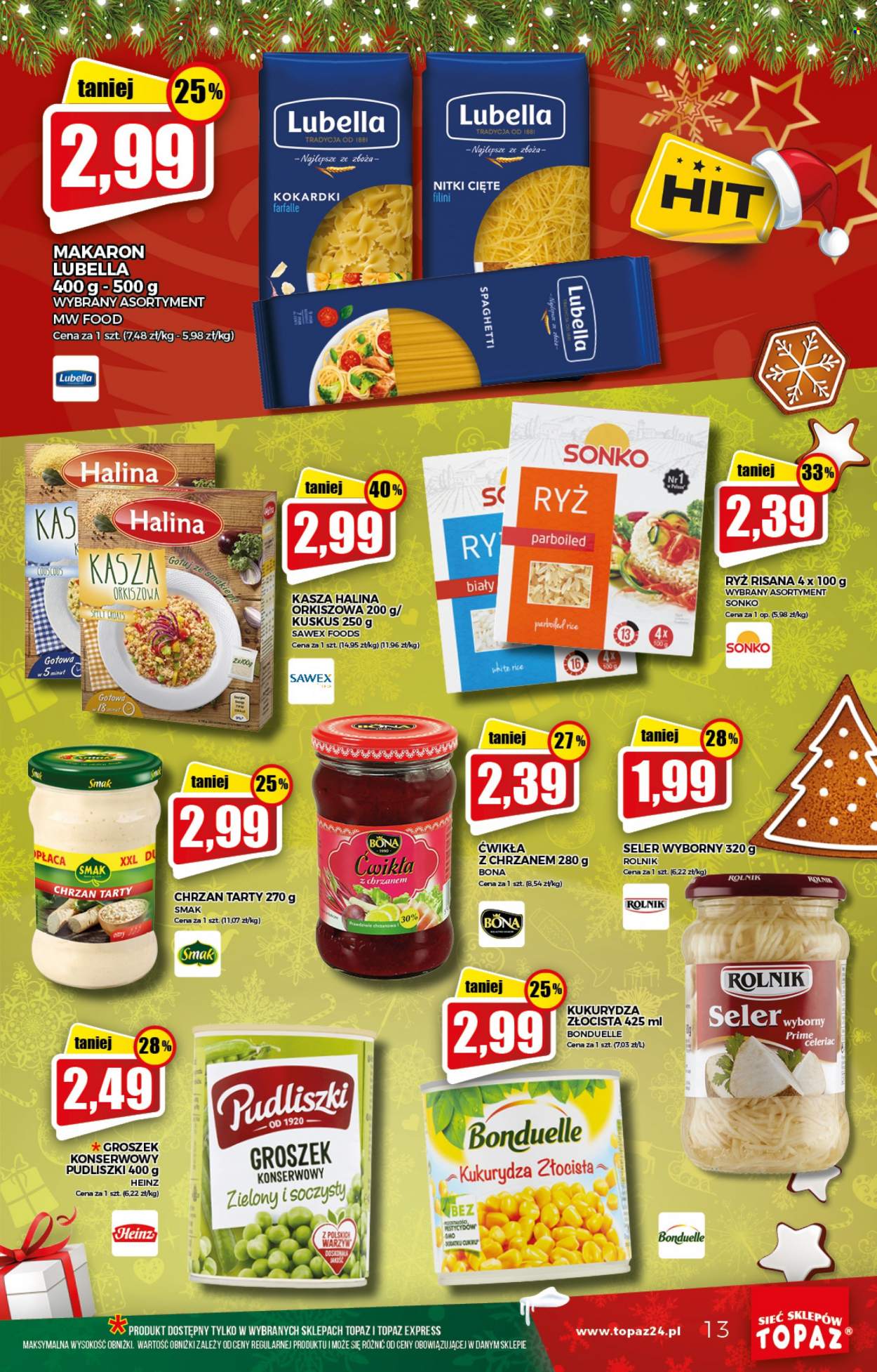 Gazetka Topaz - 16.12.2021 - 24.12.2021. Strona 13