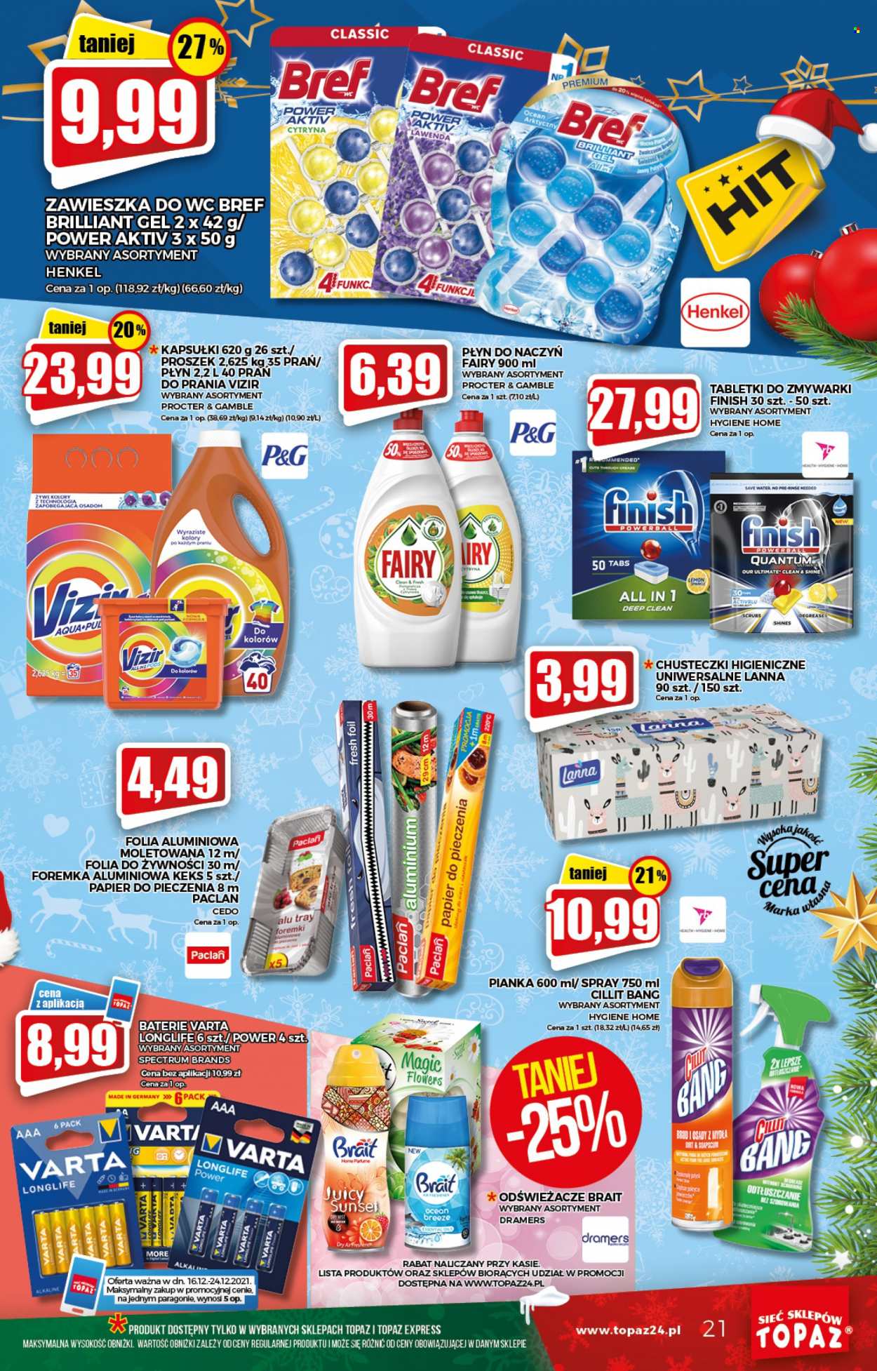 Gazetka Topaz - 16.12.2021 - 24.12.2021. Strona 21