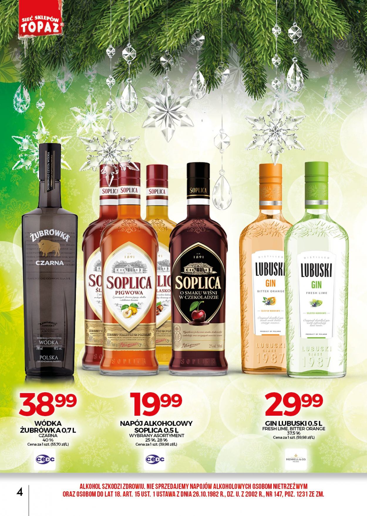 Gazetka Topaz - 1.12.2021 - 31.12.2021. Strona 4