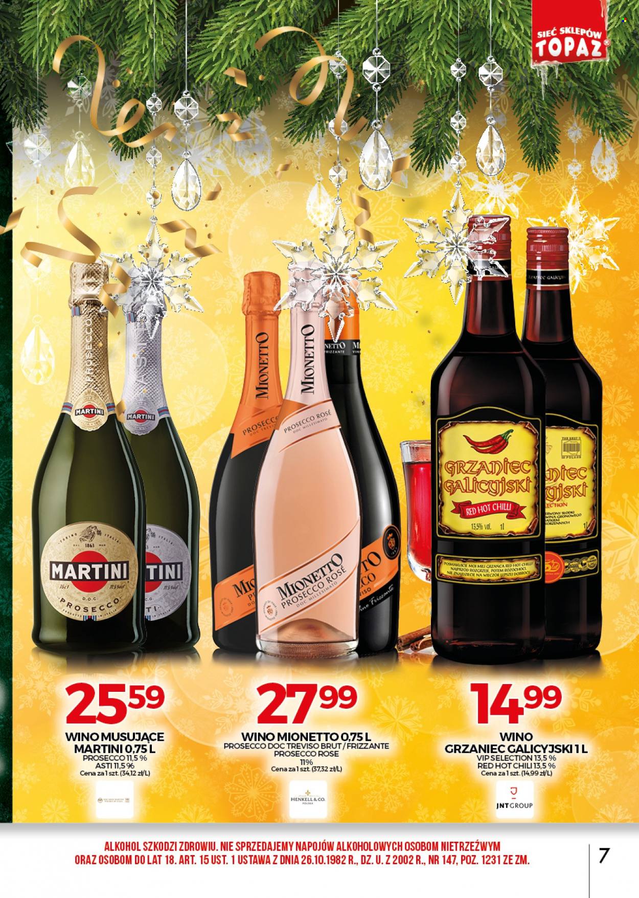 Gazetka Topaz - 1.12.2021 - 31.12.2021. Strona 7