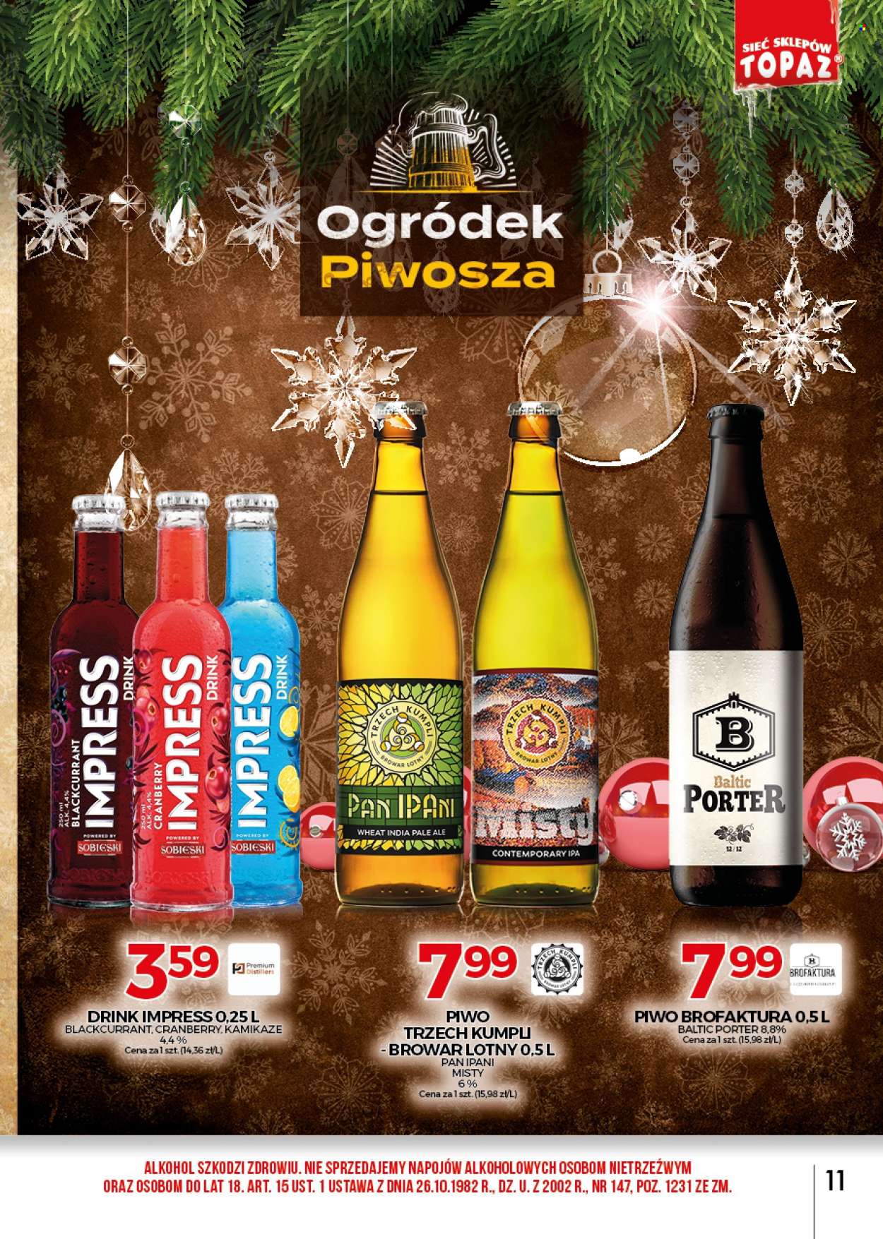 Gazetka Topaz - 1.12.2021 - 31.12.2021. Strona 11