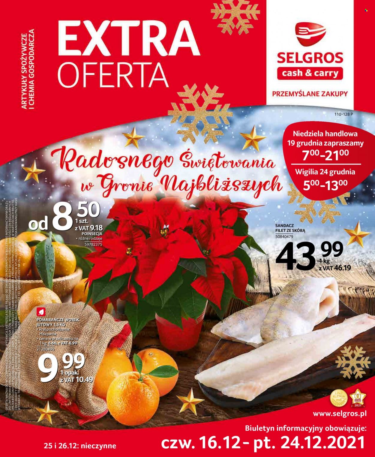 Gazetka Selgros - 16.12.2021 - 24.12.2021. Strona 1