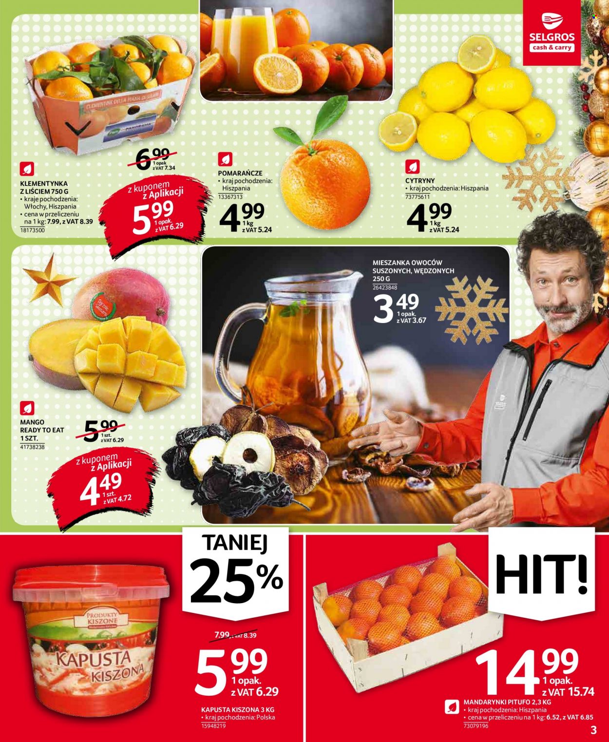 Gazetka Selgros - 16.12.2021 - 24.12.2021. Strona 3