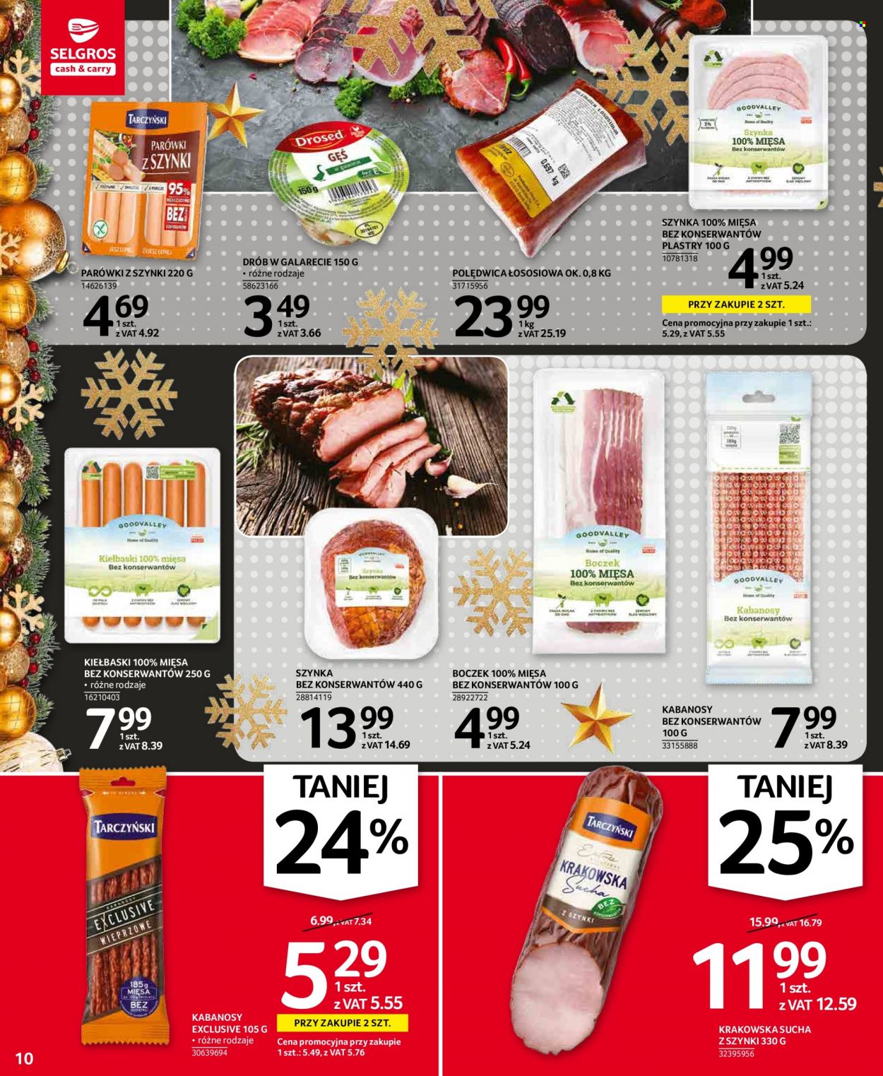 Gazetka Selgros - 16.12.2021 - 24.12.2021. Strona 10