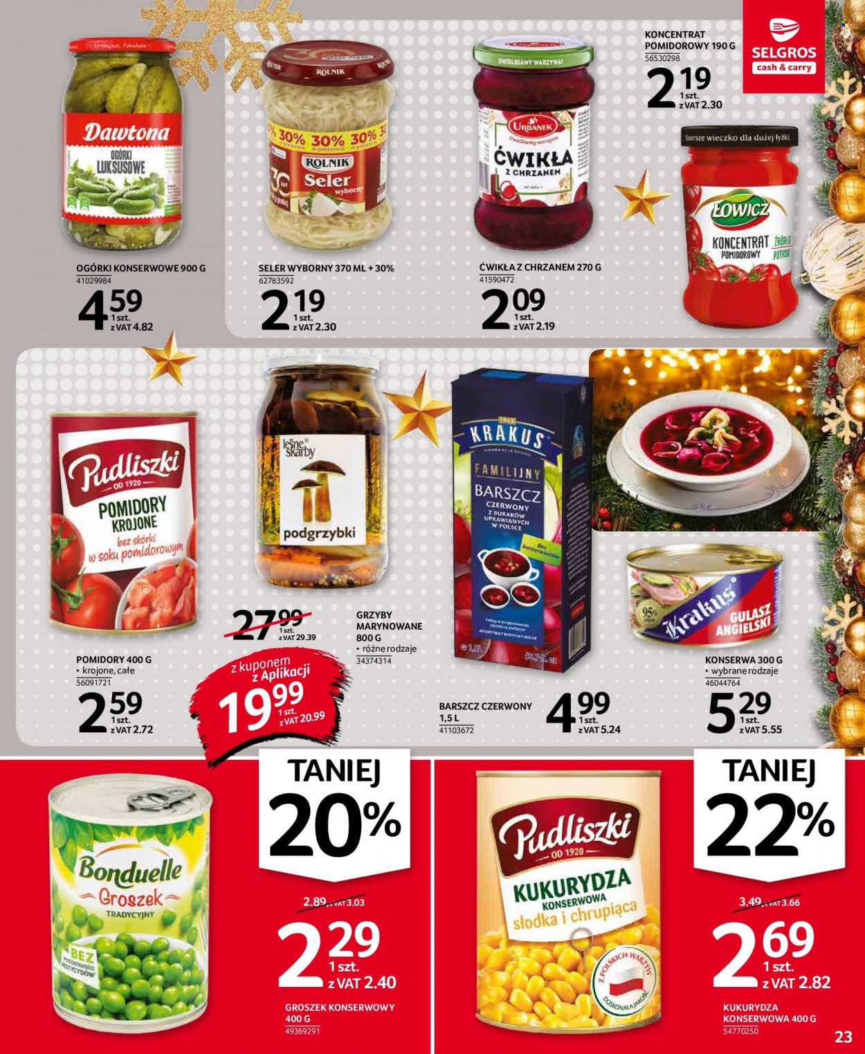 Gazetka Selgros - 16.12.2021 - 24.12.2021. Strona 23