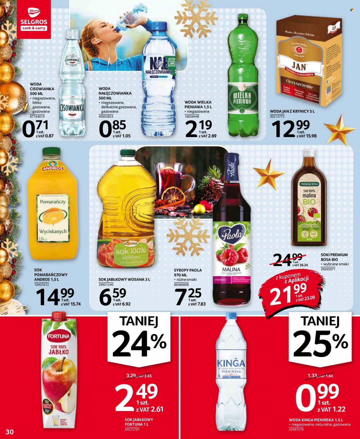 Gazetka Selgros - 16.12.2021 - 24.12.2021. Strona 30