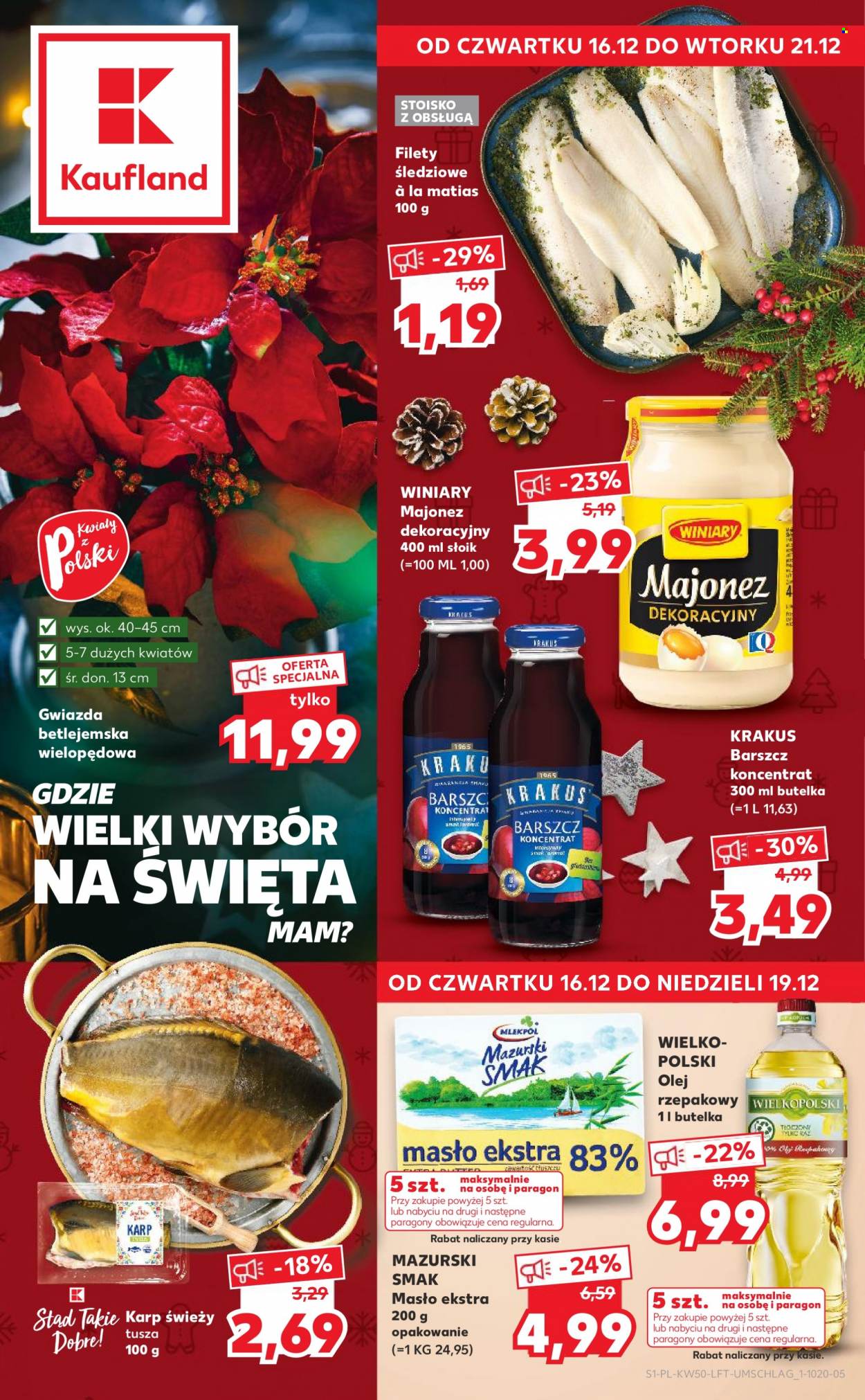 Gazetka Kaufland - 16.12.2021 - 21.12.2021. Strona 1