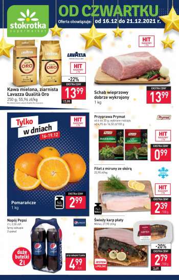 Gazetka Stokrotka Supermarket - 16.12.2021 - 28.12.2021.