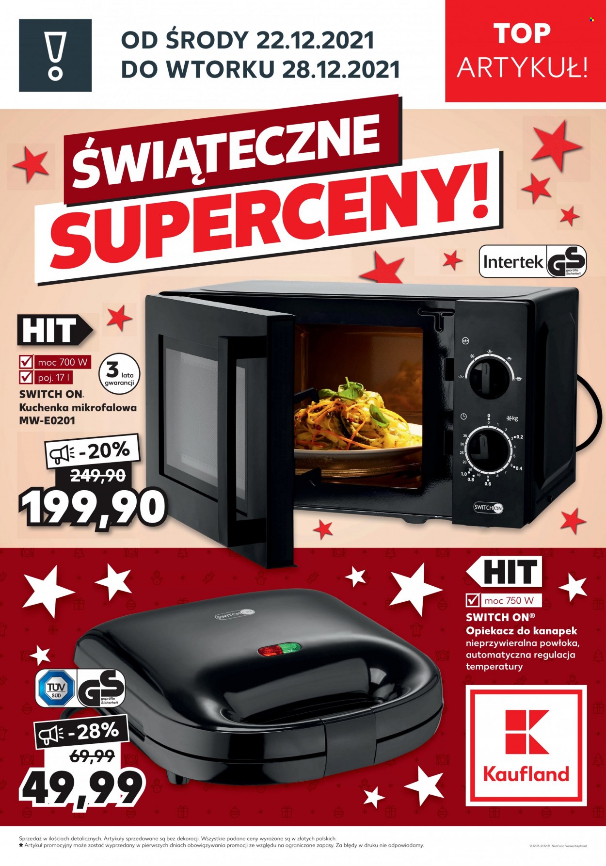 Gazetka Kaufland - 22.12.2021 - 28.12.2021. Strona 1