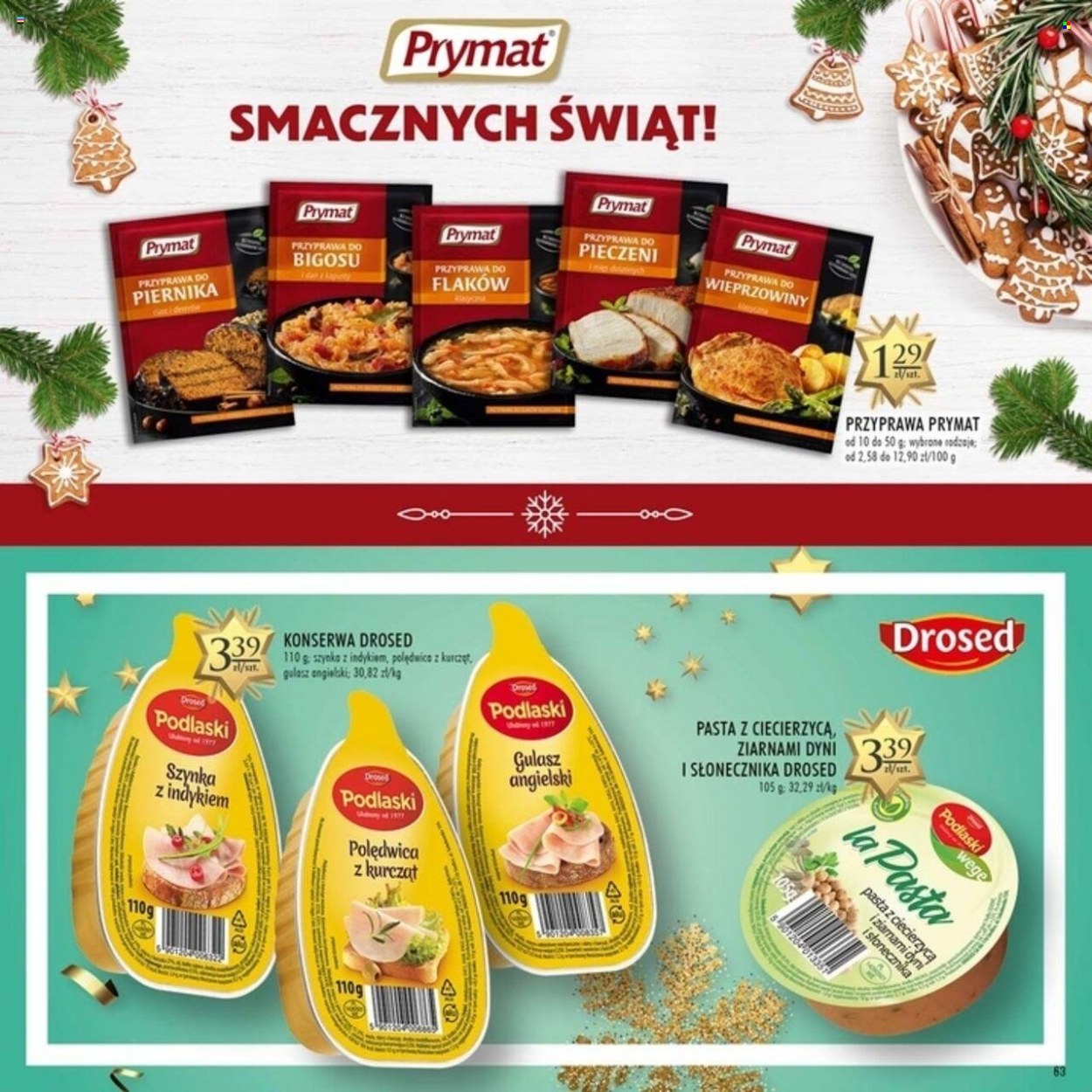 Gazetka Stokrotka Supermarket - 16.12.2021 - 28.12.2021. Strona 63
