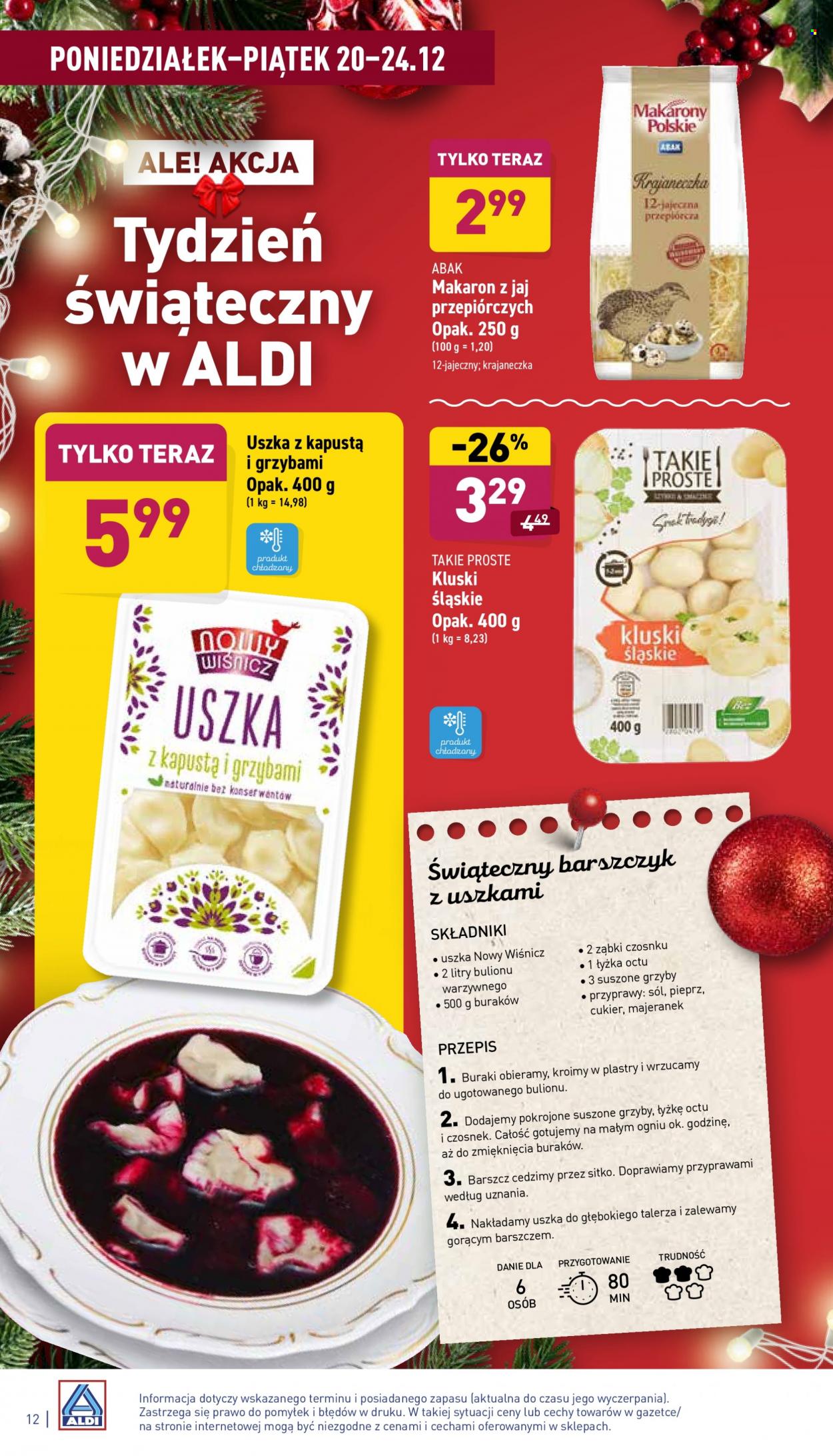 Gazetka ALDI - 20.12.2021 - 24.12.2021. Strona 12