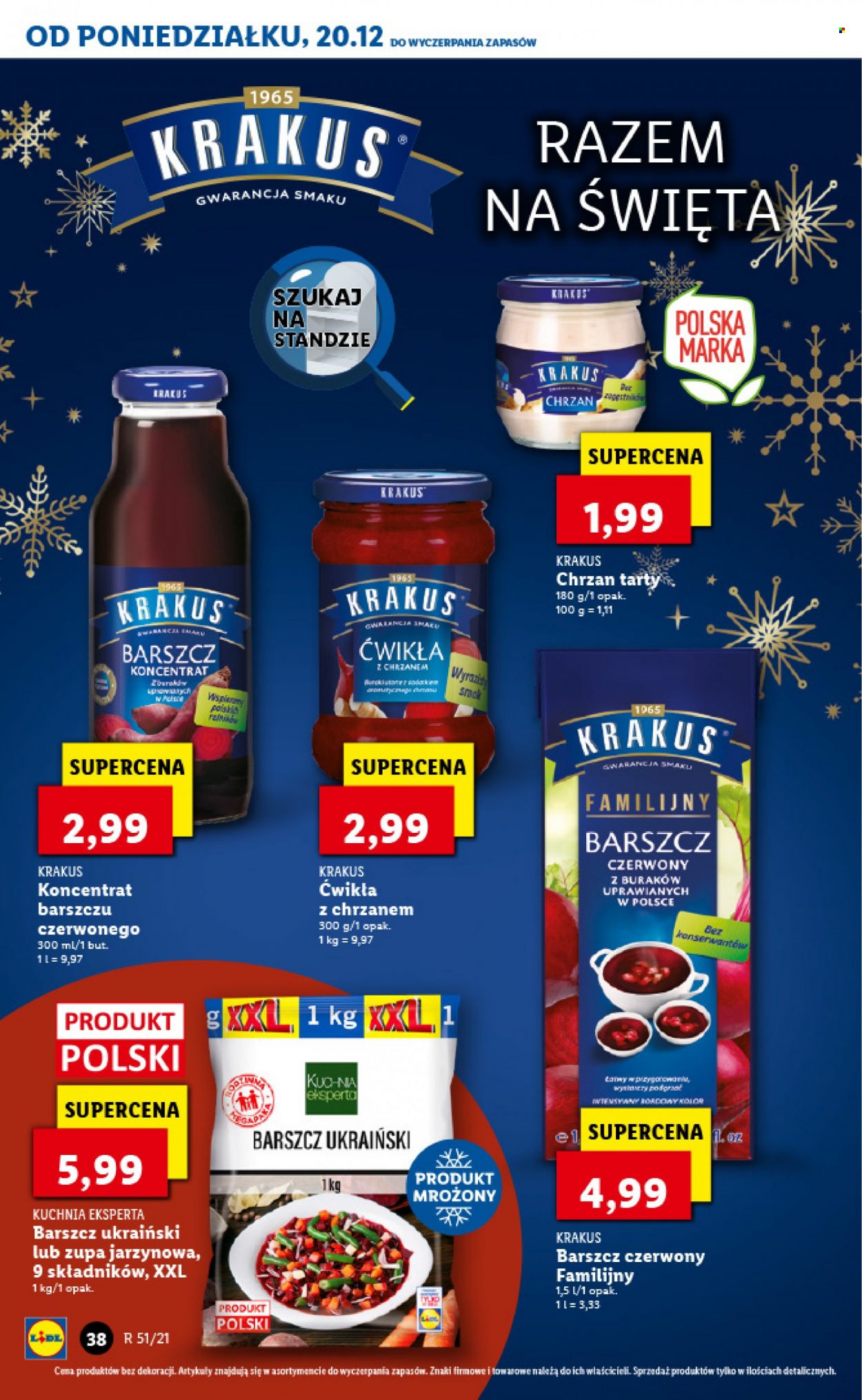 Gazetka Lidl - 20.12.2021 - 24.12.2021. Strona 38