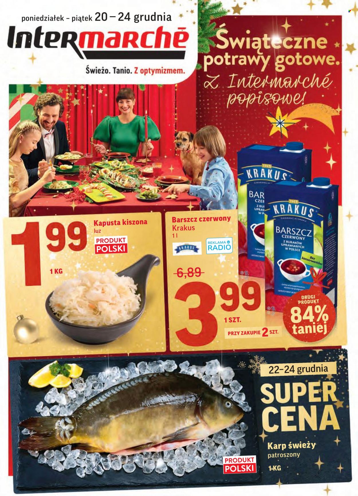 Gazetka Intermarché - 20.12.2021 - 24.12.2021. Strona 1