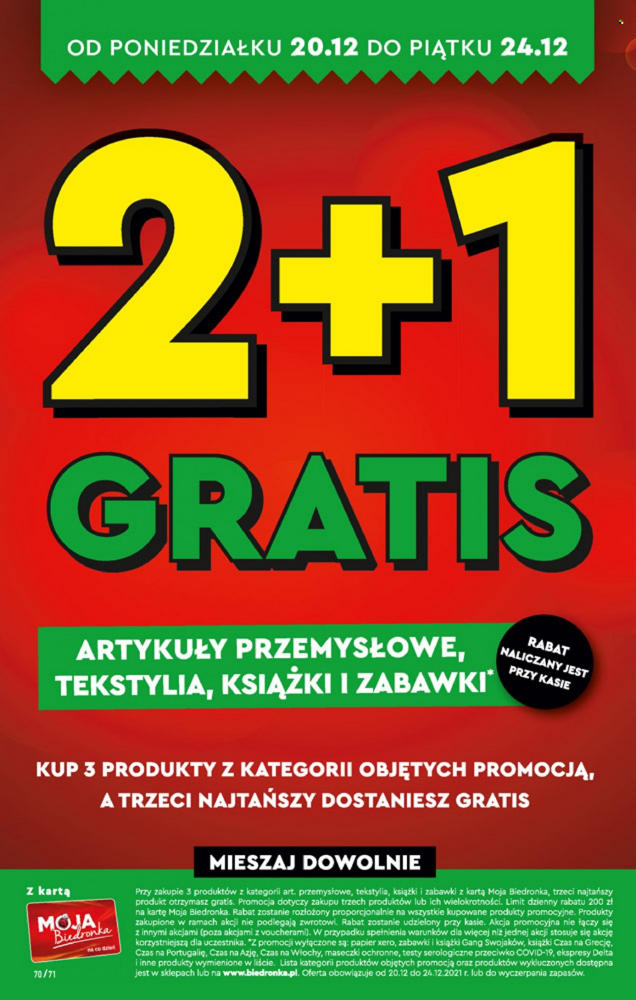 Gazetka Biedronka - 20.12.2021 - 24.12.2021. Strona 70