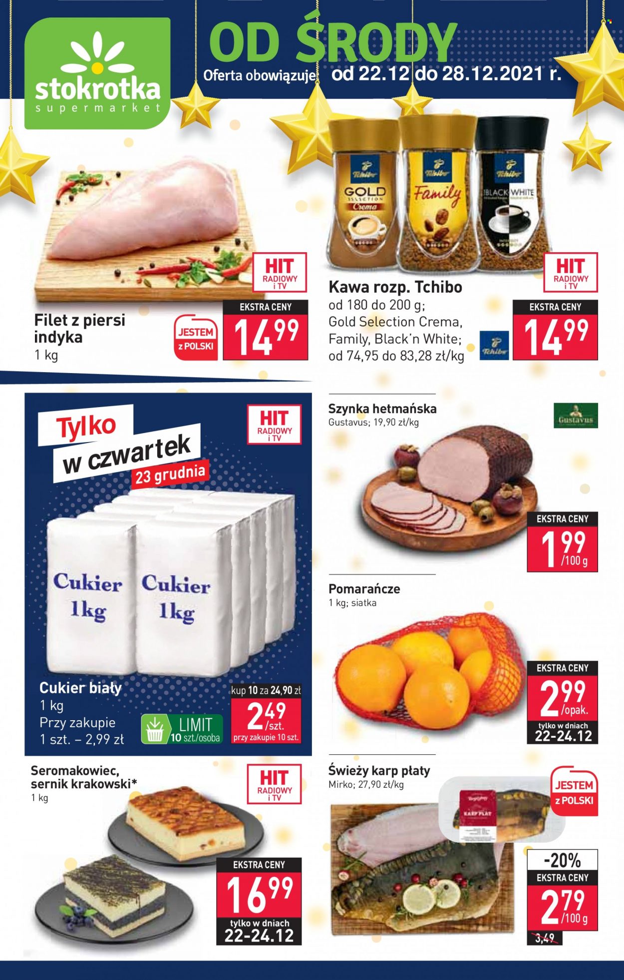 Gazetka Stokrotka Supermarket - 22.12.2021 - 28.12.2021. Strona 1