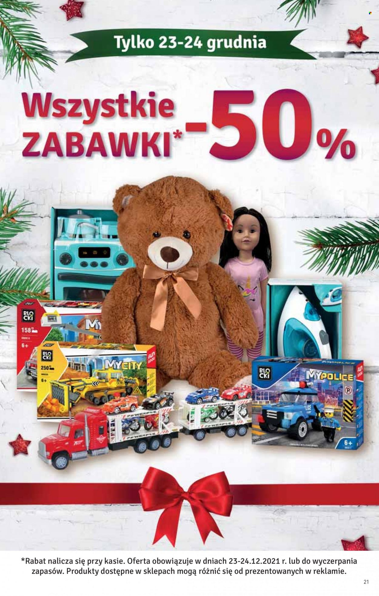Gazetka Stokrotka Supermarket - 22.12.2021 - 28.12.2021. Strona 21