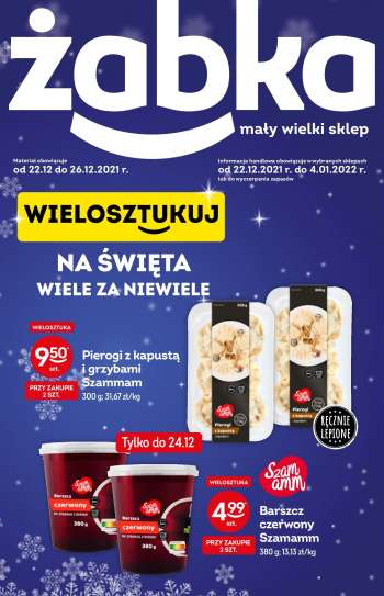 Gazetka Żabka - 22.12.2021 - 4.01.2022.