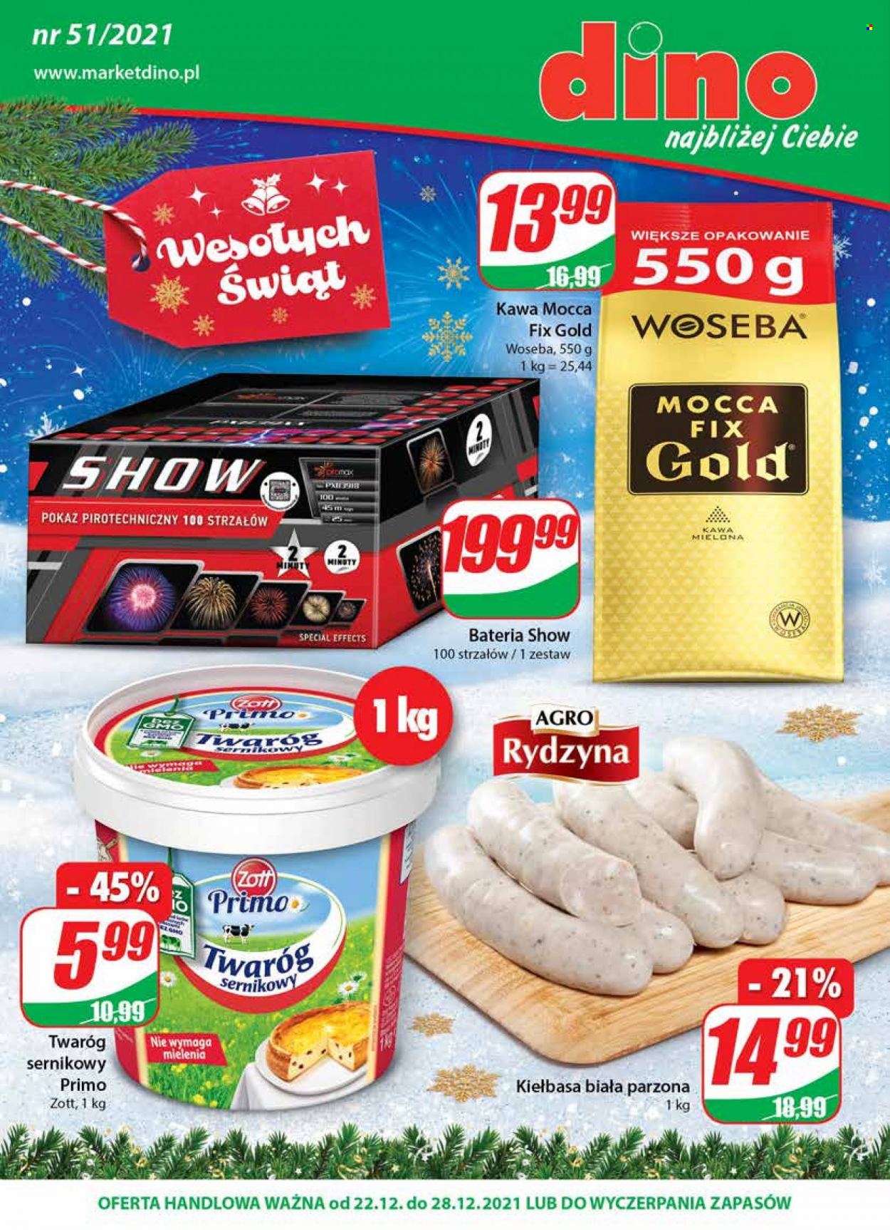Gazetka Dino - 22.12.2021 - 28.12.2021. Strona 1