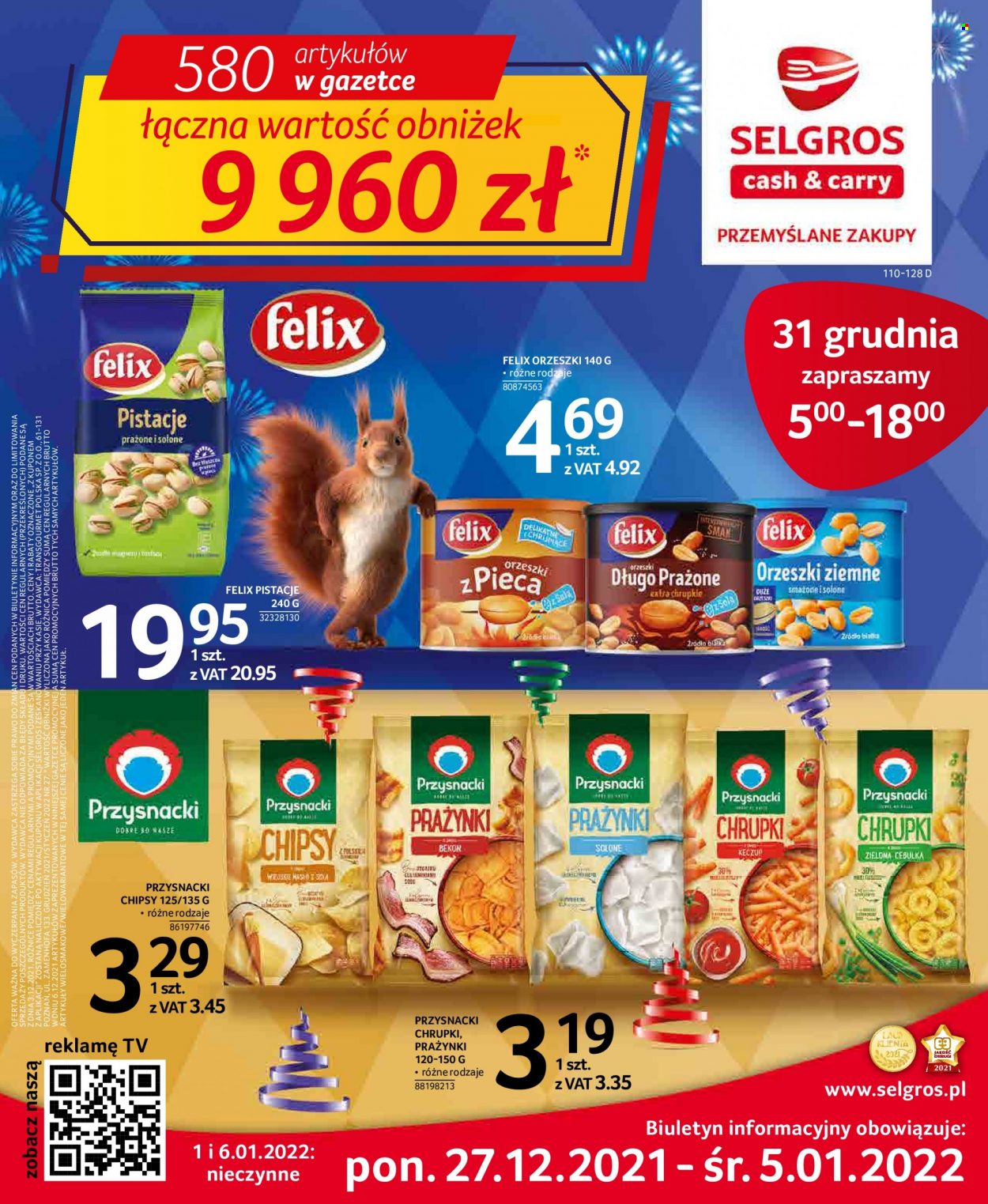 Gazetka Selgros - 27.12.2021 - 5.01.2022. Strona 1