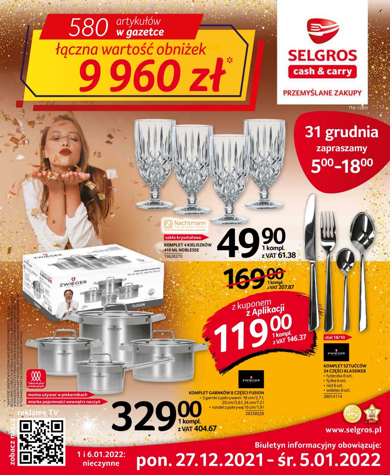Gazetka Selgros - 27.12.2021 - 5.01.2022. Strona 1