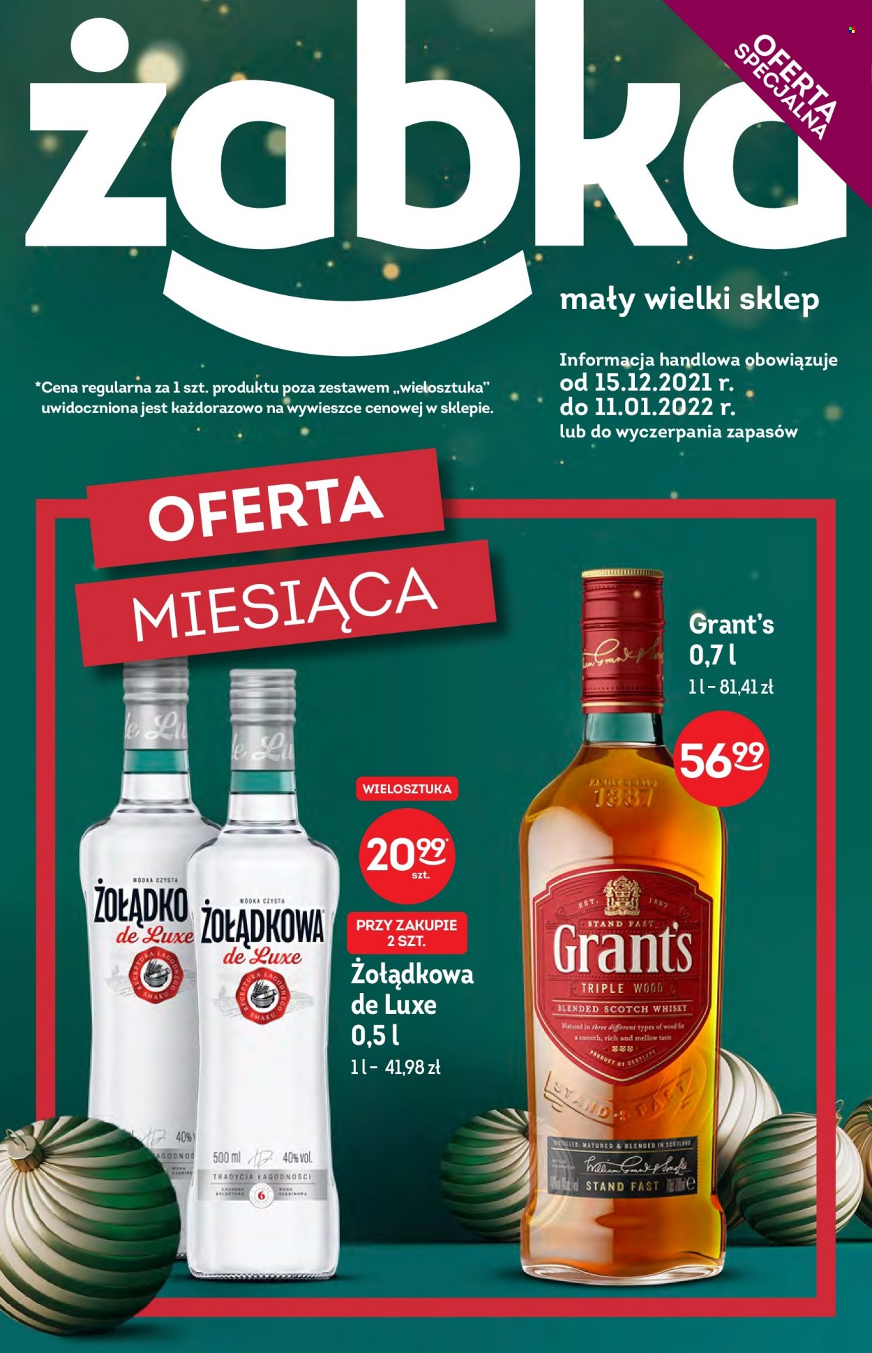 Gazetka Żabka - 15.12.2021 - 11.01.2022. Strona 1