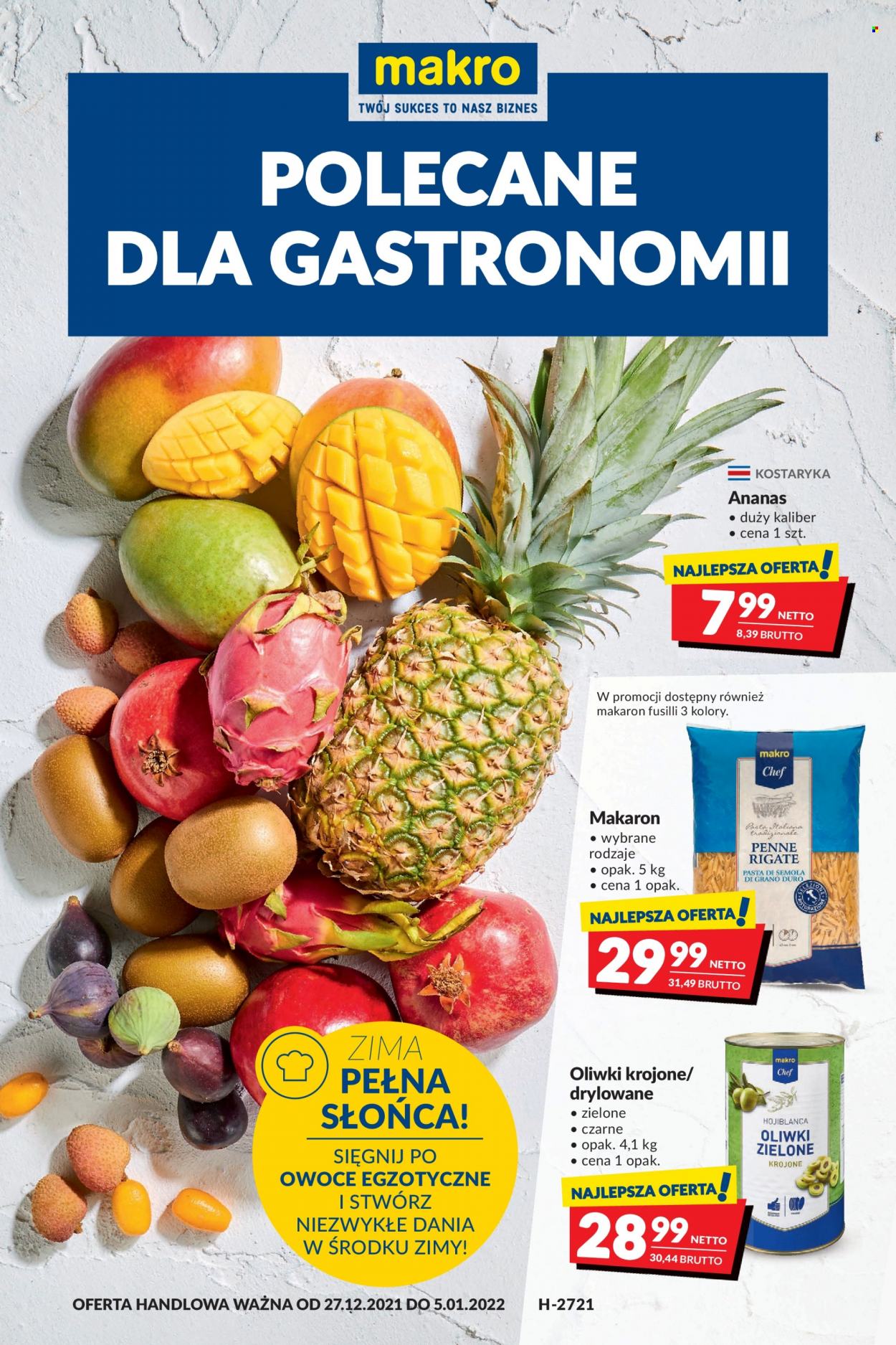 Gazetka Makro - 27.12.2021 - 5.01.2022. Strona 1