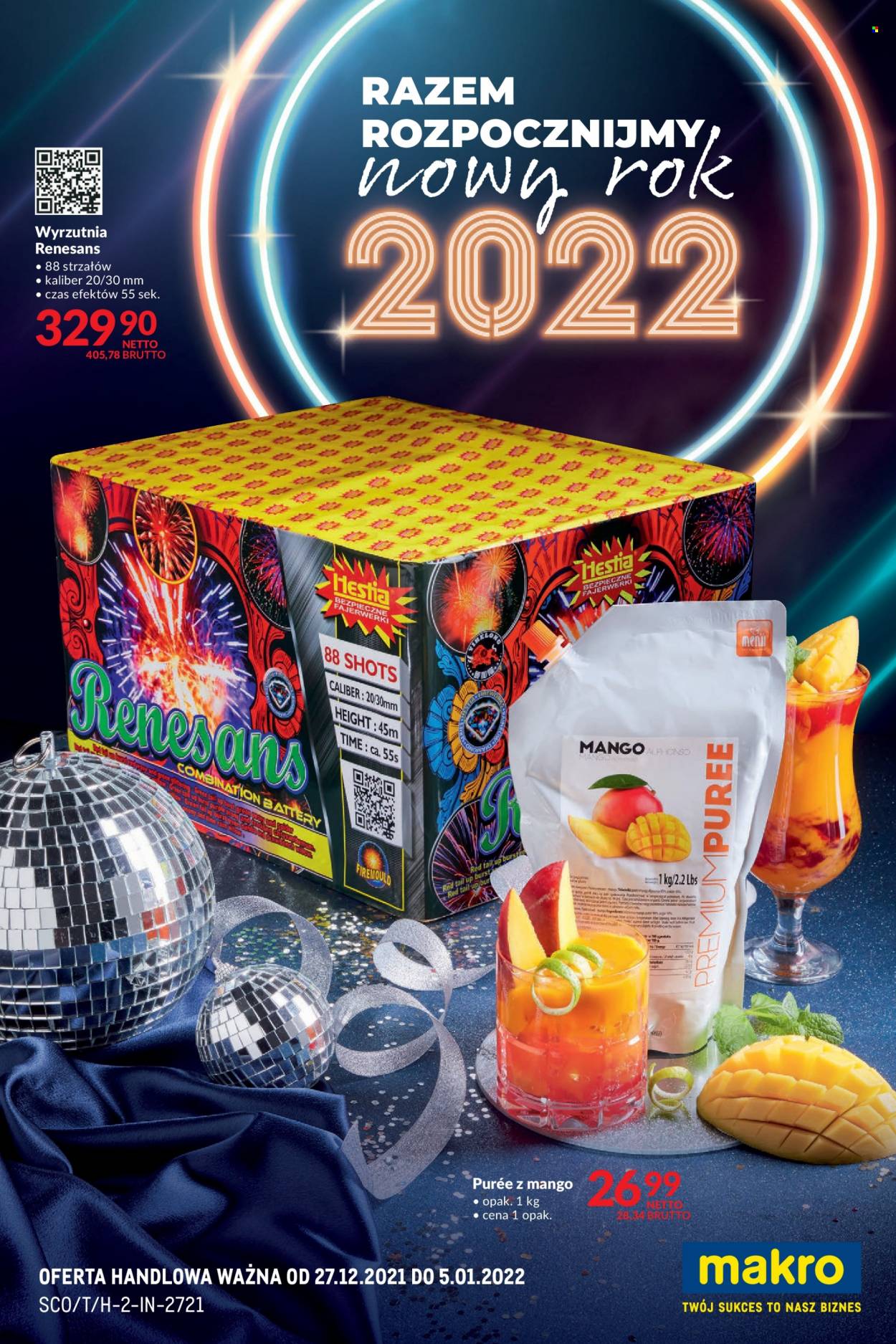 Gazetka Makro - 27.12.2021 - 5.01.2022. Strona 1