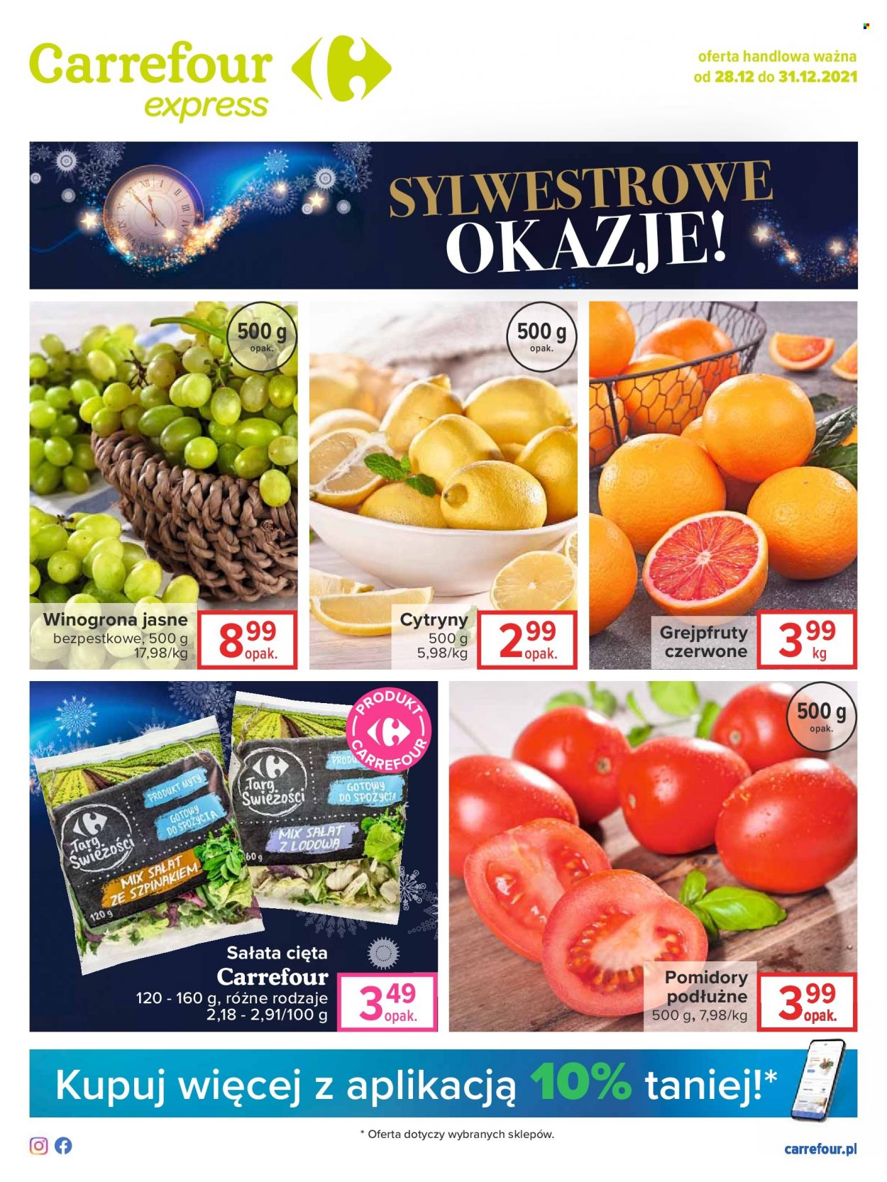 Gazetka Carrefour Express - 28.12.2021 - 31.12.2021. Strona 1