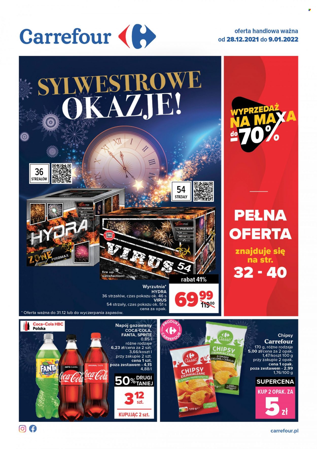 Gazetka Carrefour - 28.12.2021 - 9.01.2022. Strona 1