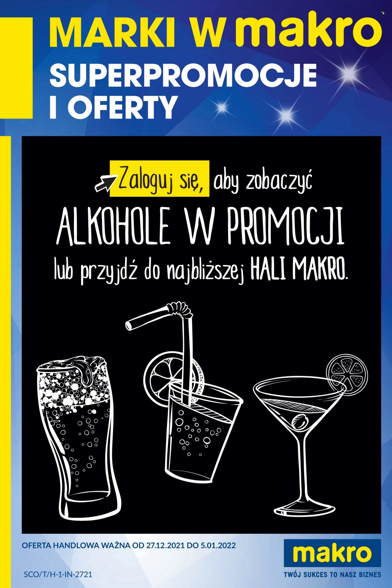 Gazetka Makro - 27.12.2021 - 5.01.2022. Strona 1