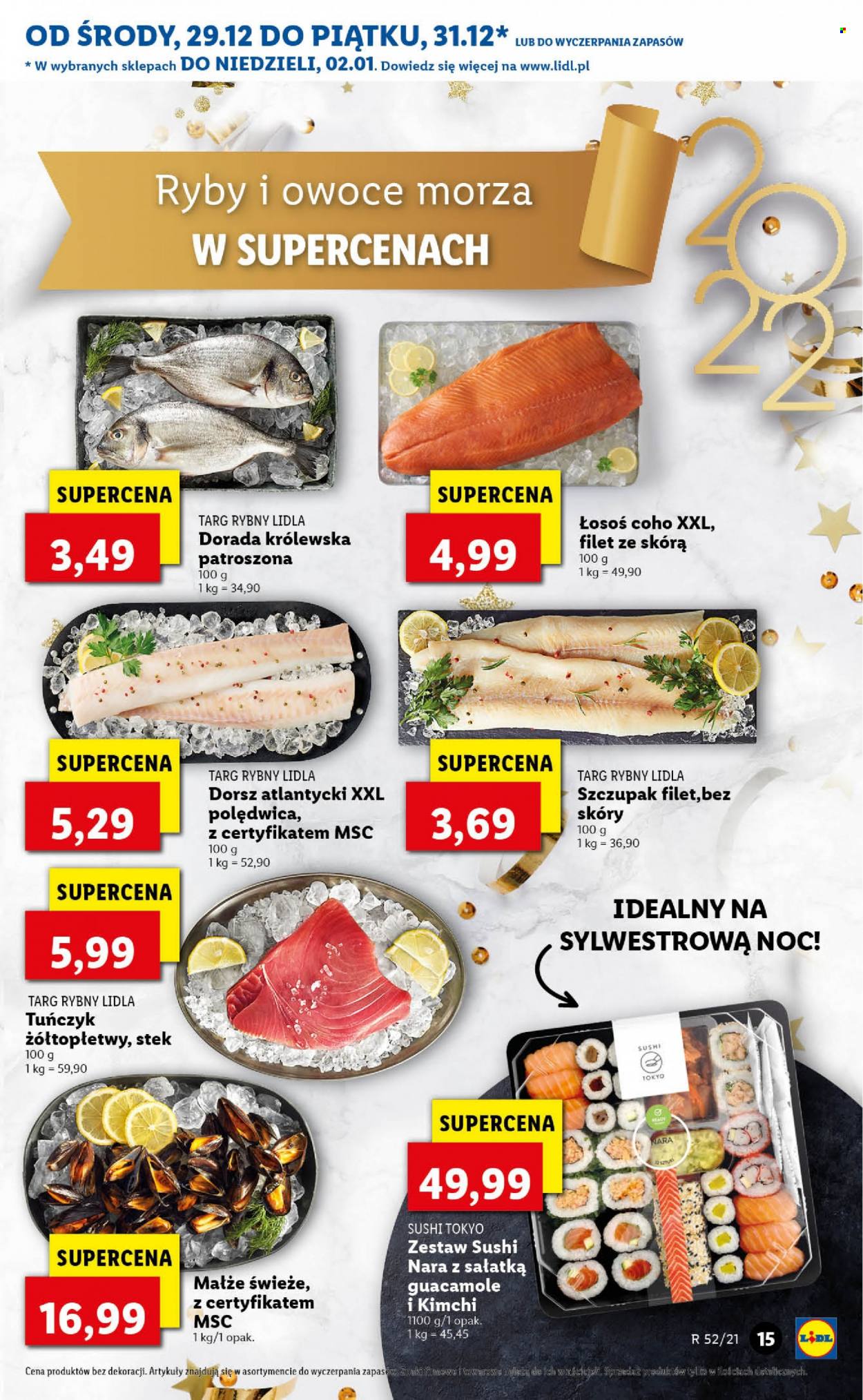 Gazetka Lidl - 29.12.2021 - 2.01.2022. Strona 15