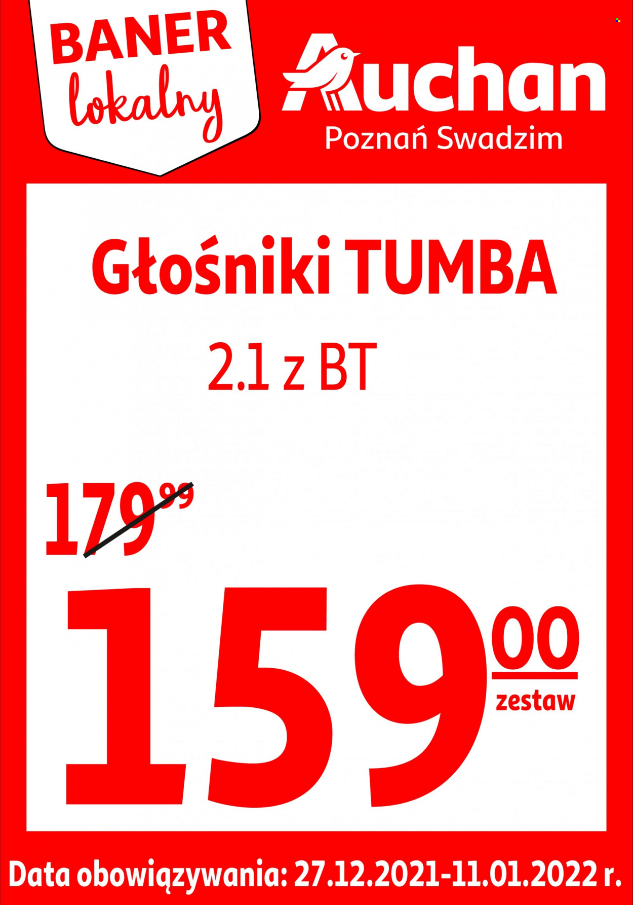 Gazetka Auchan - 27.12.2021 - 11.01.2022. Strona 1