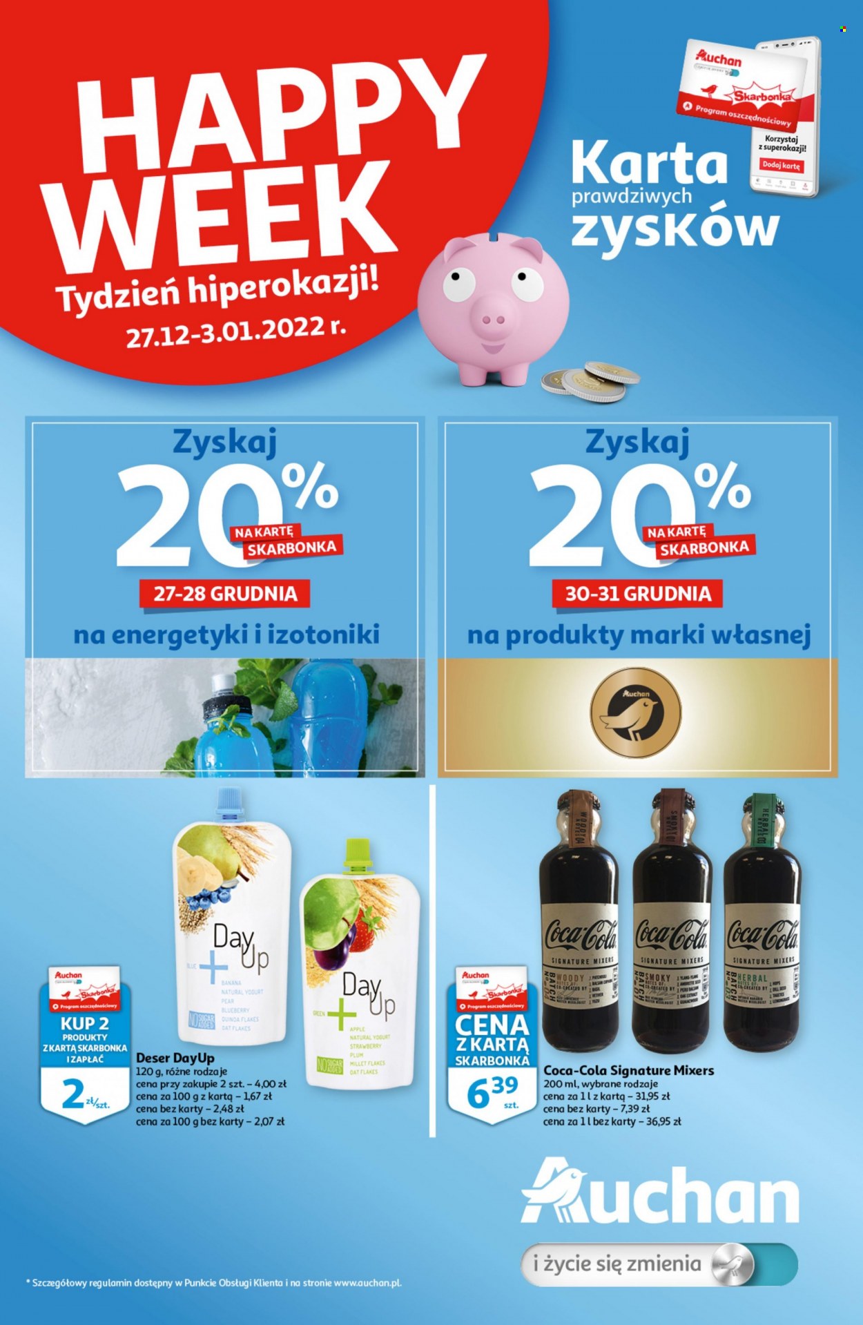 Gazetka Auchan - 27.12.2021 - 3.01.2022. Strona 1
