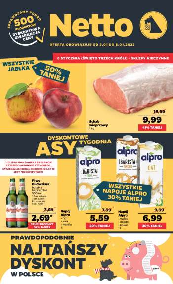 Gazetka Netto - 3.01.2022 - 8.01.2022.