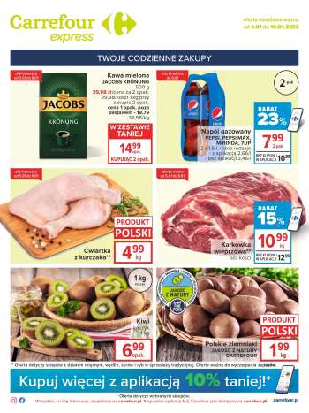 Gazetka Carrefour Express - 4.01.2022 - 10.01.2022.