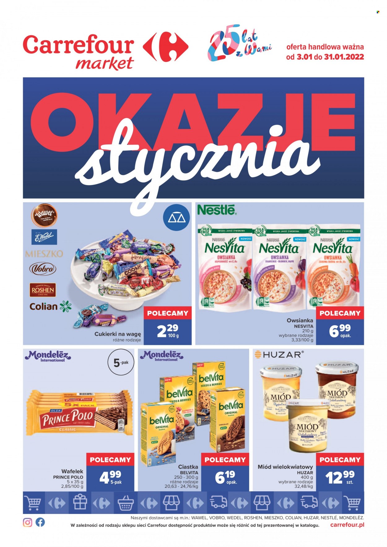 Gazetka Carrefour Market - 3.01.2022 - 31.01.2022. Strona 1