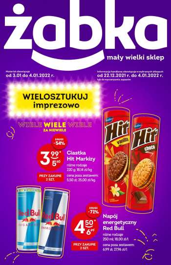 Gazetka Żabka - 22.12.2021 - 4.01.2022.