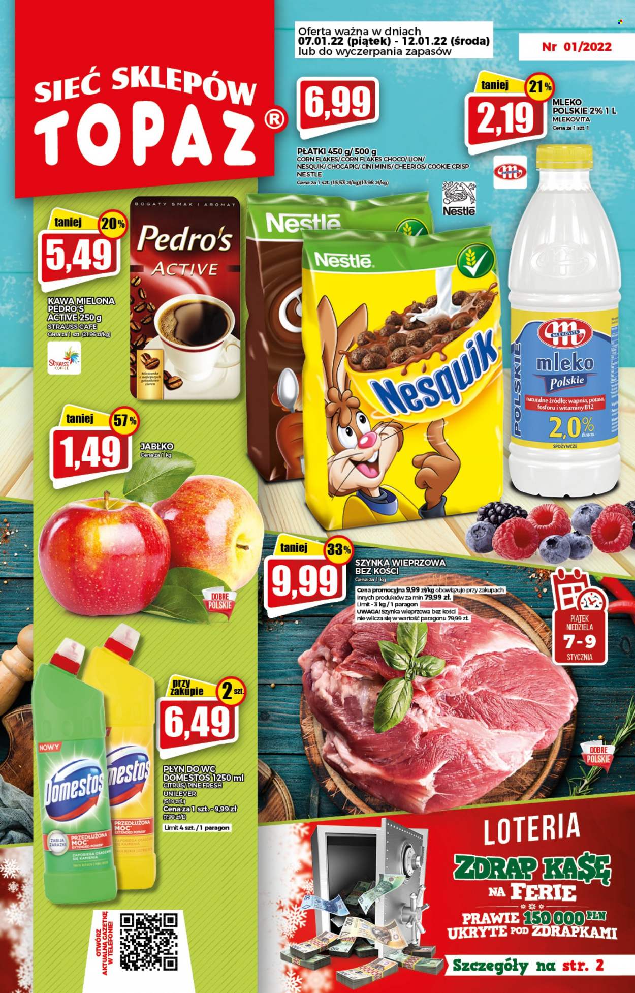 Gazetka Topaz - 7.01.2022 - 12.01.2022. Strona 1