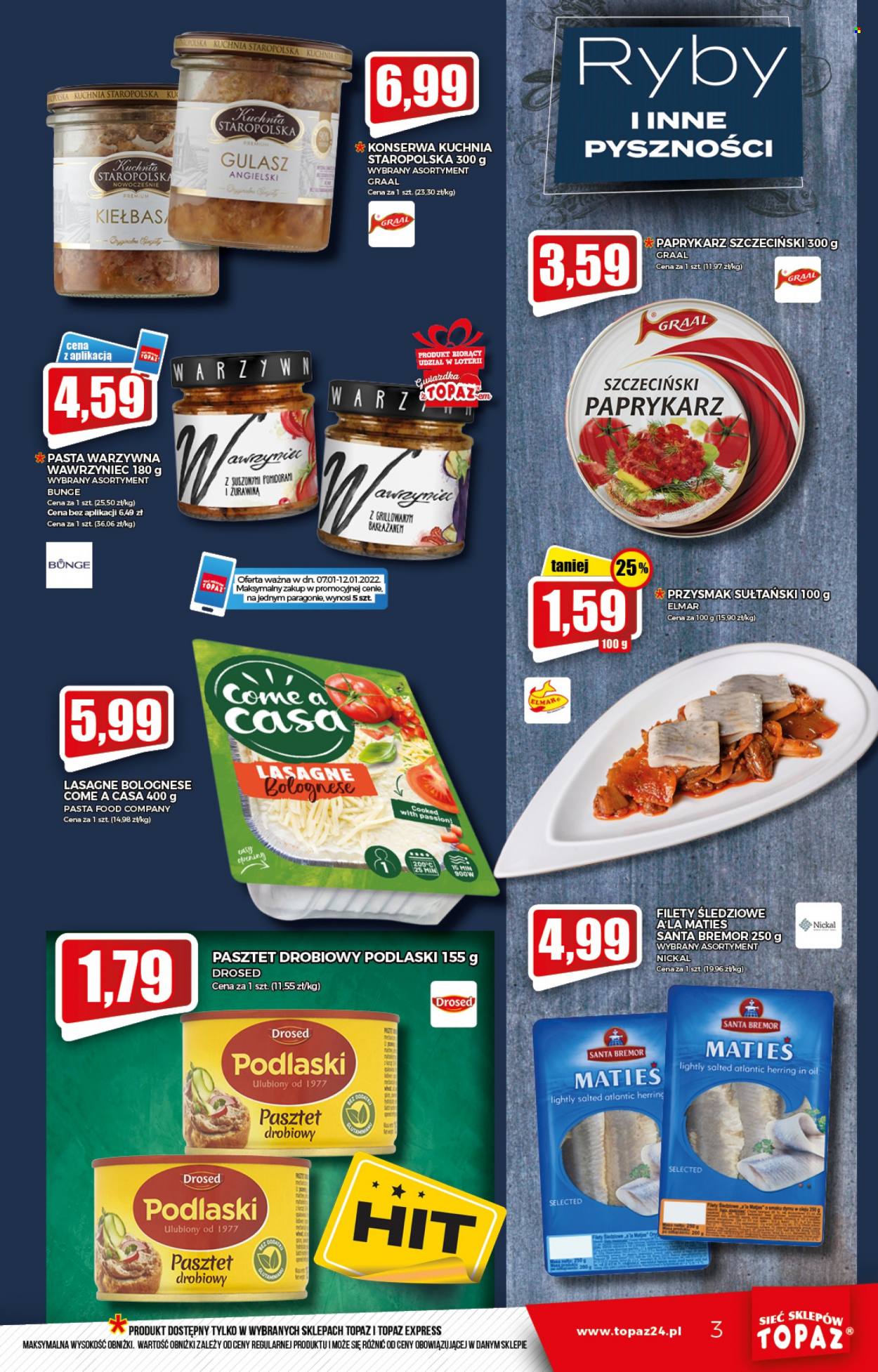 Gazetka Topaz - 7.01.2022 - 12.01.2022. Strona 3