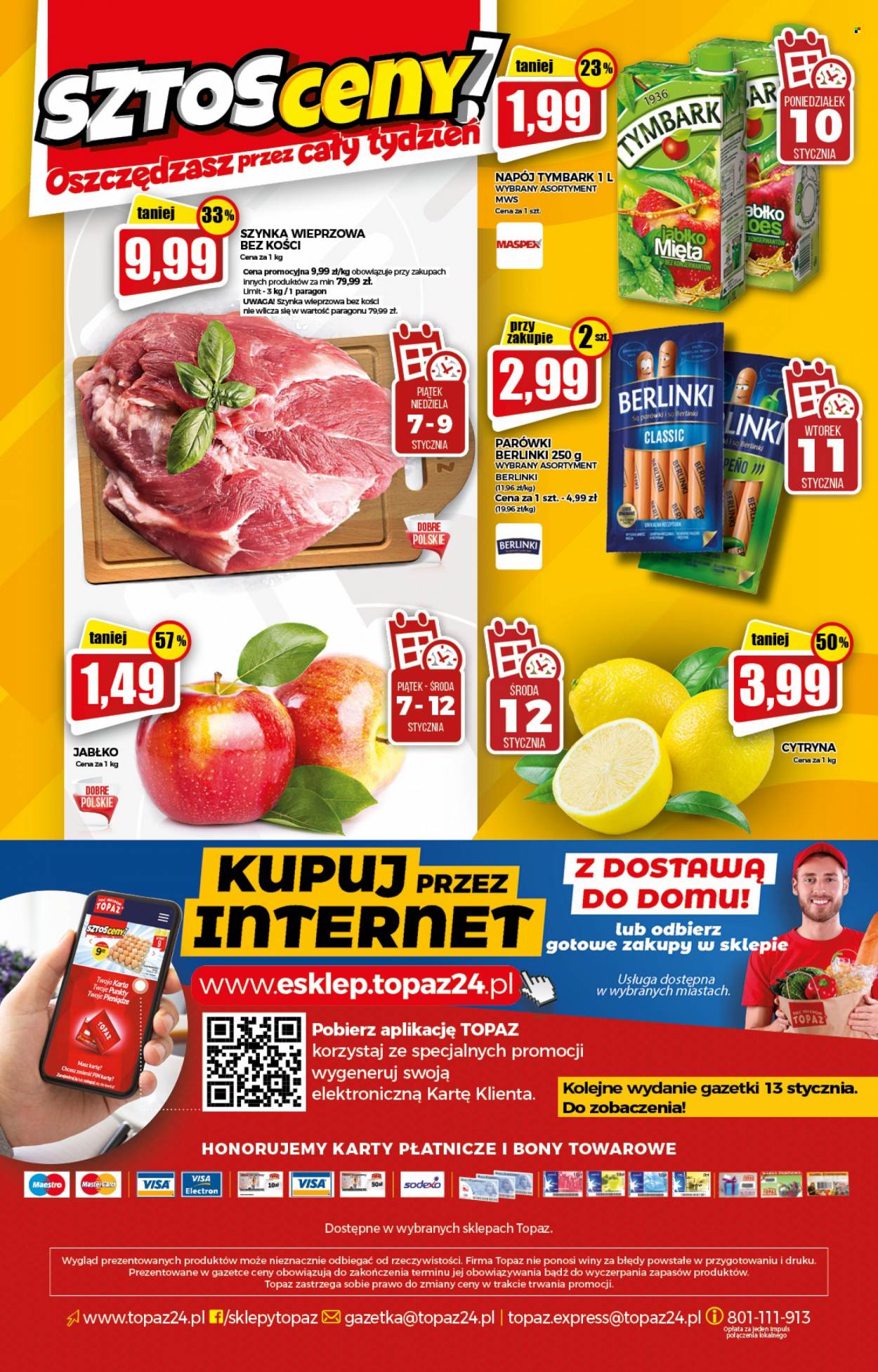 Gazetka Topaz - 7.01.2022 - 12.01.2022. Strona 20