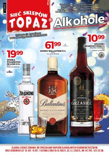 Gazetka Topaz - 2.01.2022 - 31.01.2022.