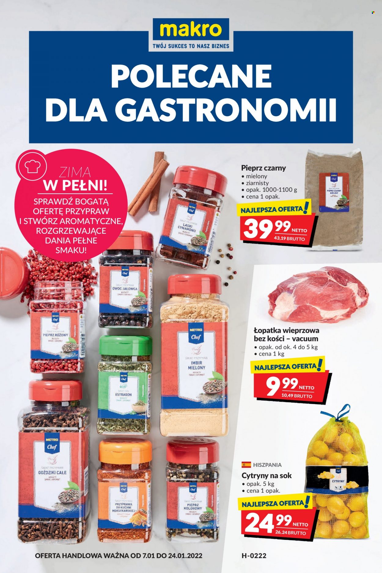 Gazetka Makro - 7.01.2022 - 24.01.2022. Strona 1