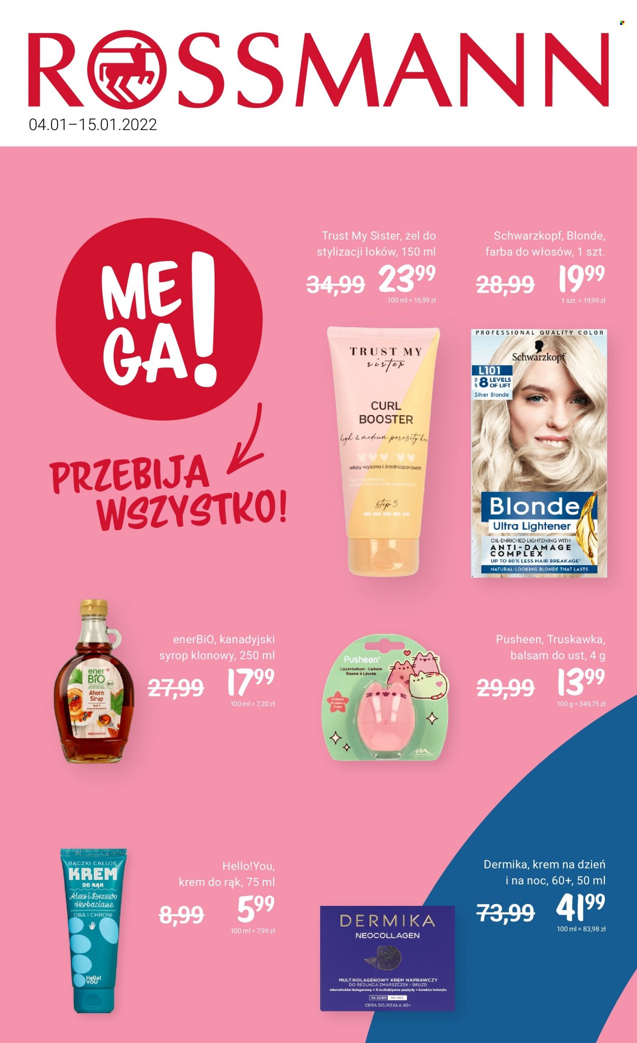 Gazetka Rossmann - 4.01.2022 - 15.01.2022. Strona 1