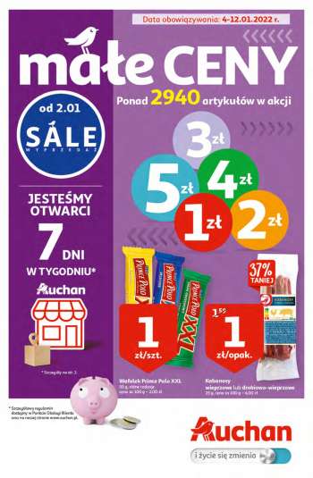 Gazetka Auchan - 4.01.2022 - 12.01.2022.