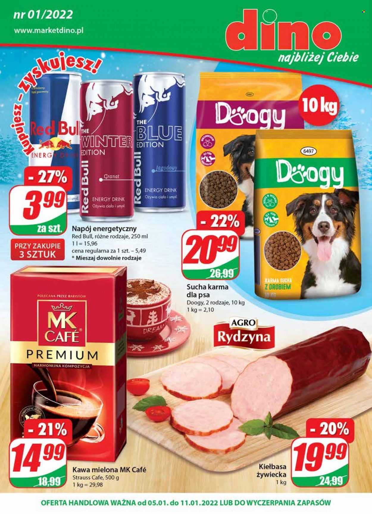 Gazetka Dino - 5.01.2022 - 11.01.2022. Strona 1